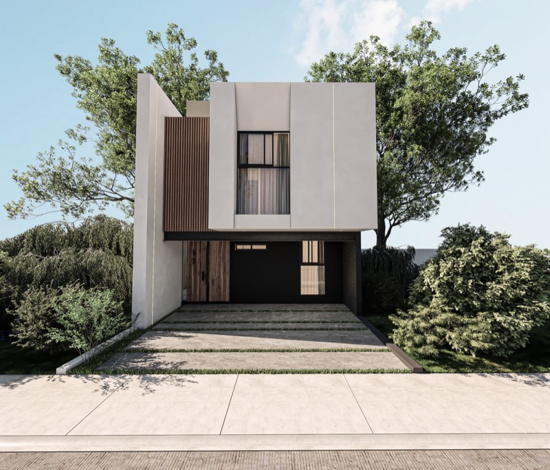 Fachada del proyecto Manzanos 52
